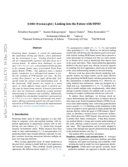 $\texttt{DINO-Foresight}$: Looking into the Future with DINO