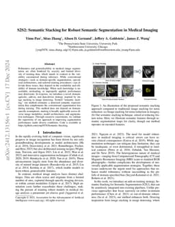 S2S2: Semantic Stacking for Robust Semantic Segmentation in Medical
  Imaging
