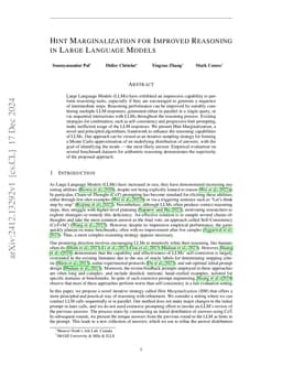 Refining Answer Distributions for Improved Large Language Model Reasoning