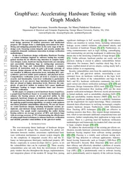 Accelerating Hardware Verification with Graph Models