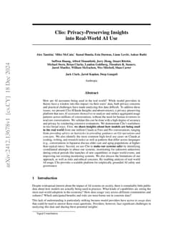 Clio: Privacy-Preserving Insights into Real-World AI Use