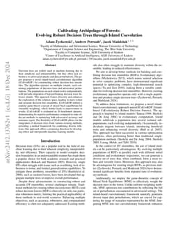 Cultivating Archipelago of Forests: Evolving Robust Decision Trees
  through Island Coevolution