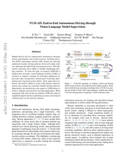 VLM-AD: End-to-End Autonomous Driving through Vision-Language Model
  Supervision