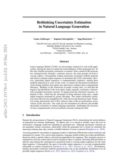 Rethinking Uncertainty Estimation in Natural Language Generation