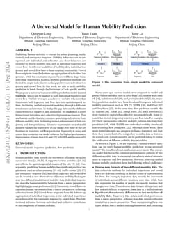 A Universal Model for Human Mobility Prediction