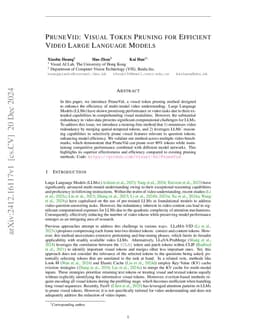 PruneVid: Visual Token Pruning for Efficient Video Large Language Models