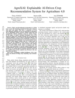 AgroXAI: Explainable AI-Driven Crop Recommendation System for
  Agriculture 4.0