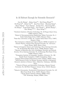 Is AI Robust Enough for Scientific Research?