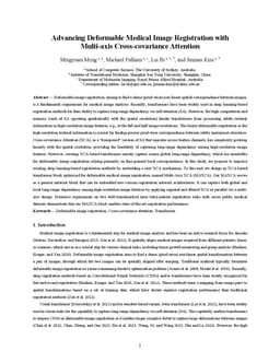 Advancing Deformable Medical Image Registration with Multi-axis
  Cross-covariance Attention