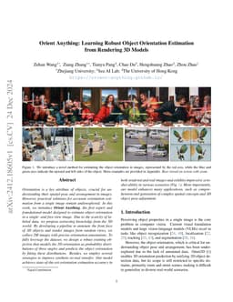 Orient Anything: Learning Robust Object Orientation Estimation from
  Rendering 3D Models