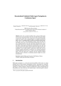 Decentralized Unlabeled Multi-Agent Navigation in Continuous Space
