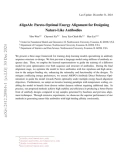 AlignAb: Pareto-Optimal Energy Alignment for Designing Nature-Like Antibodies