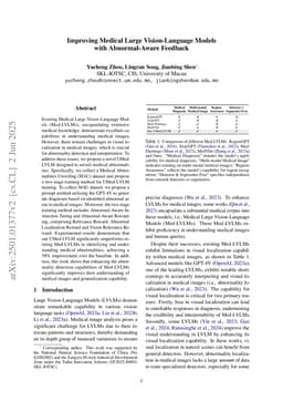 Improving Medical Large Vision-Language Models with Abnormal-Aware Feedback