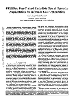 PTEENet: Post-Trained Early-Exit Neural Networks Augmentation for Inference Cost Optimization