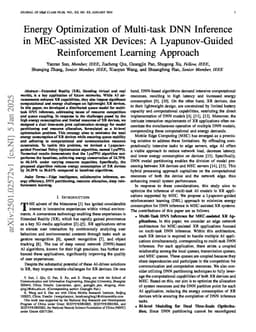 Energy Optimization of Multi-task DNN Inference in MEC-assisted XR Devices: A Lyapunov-Guided Reinforcement Learning Approach