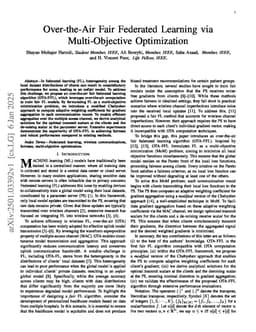 Over-the-Air Fair Federated Learning via Multi-Objective Optimization