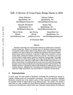 SoK: A Review of Cross-Chain Bridge Hacks in 2023