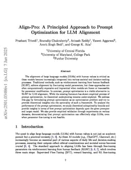 Align-Pro: A Principled Approach to Prompt Optimization for LLM Alignment