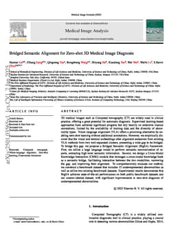 Bridged Semantic Alignment for Zero-shot 3D Medical Image Diagnosis
