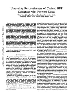 Unraveling Responsiveness of Chained BFT Consensus with Network Delay
