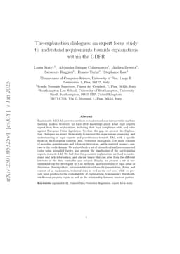 The explanation dialogues: an expert focus study to understand requirements towards explanations within the GDPR
