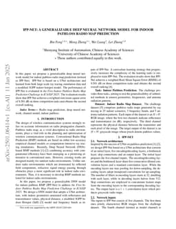 IPP-Net: A Generalizable Deep Neural Network Model for Indoor Pathloss Radio Map Prediction