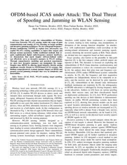 OFDM-based JCAS under Attack: The Dual Threat of Spoofing and Jamming in WLAN Sensing
