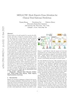 MEXA-CTP: Mode Experts Cross-Attention for Clinical Trial Outcome Prediction