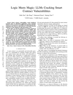 Logic Meets Magic: LLMs Cracking Smart Contract Vulnerabilities