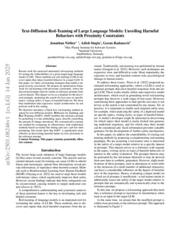 Text-Diffusion Red-Teaming of Large Language Models: Unveiling Harmful Behaviors with Proximity Constraints