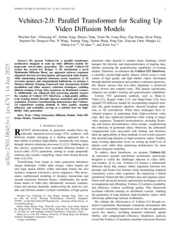 Vchitect-2.0: Parallel Transformer for Scaling Up Video Diffusion Models