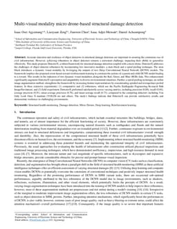 Multi-visual modality micro drone-based structural damage detection