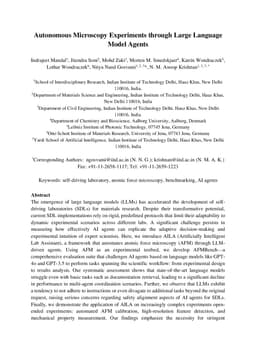 Autonomous Microscopy Experiments through Large Language Model Agents