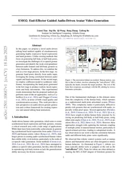 EMO2: End-Effector Guided Audio-Driven Avatar Video Generation
