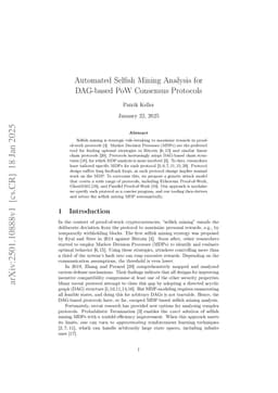 Automated Selfish Mining Analysis for DAG-based PoW Consensus Protocols
