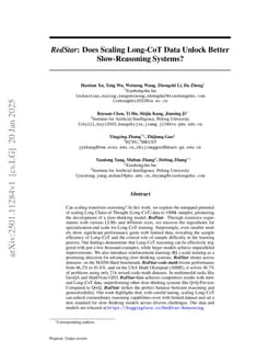 RedStar: Does Scaling Long-CoT Data Unlock Better Slow-Reasoning Systems?