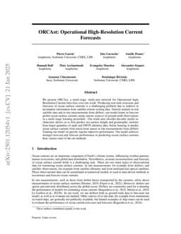 ORCAst: Operational High-Resolution Current Forecasts
