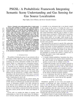 PSGSL: A Probabilistic Framework Integrating Semantic Scene Understanding and Gas Sensing for Gas Source Localization