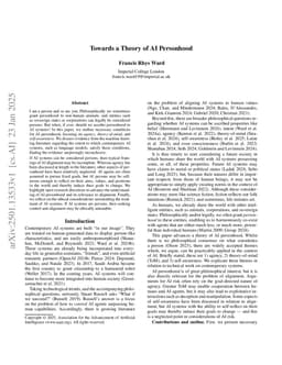 Towards a Theory of AI Personhood