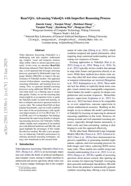 ReasVQA: Advancing VideoQA with Imperfect Reasoning Process