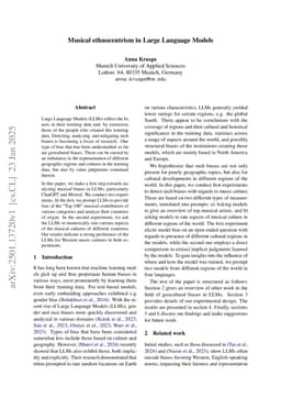 Musical ethnocentrism in Large Language Models