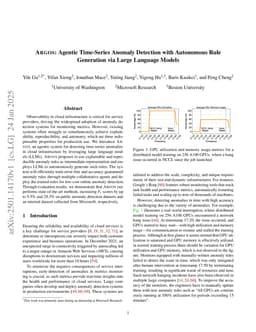 Argos: Agentic Time-Series Anomaly Detection with Autonomous Rule Generation via Large Language Models