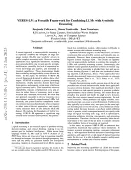 VERUS-LM: a Versatile Framework for Combining LLMs with Symbolic Reasoning