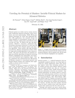 Unveiling the Potential of iMarkers: Invisible Fiducial Markers for Advanced Robotics