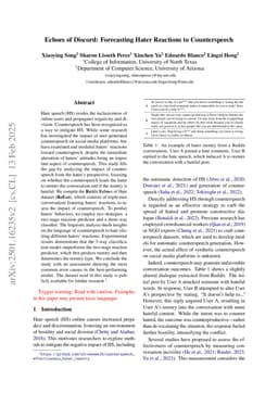 Echoes of Discord: Forecasting Hater Reactions to Counterspeech