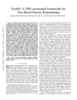 EvoGP: A GPU-accelerated Framework for Tree-based Genetic Programming