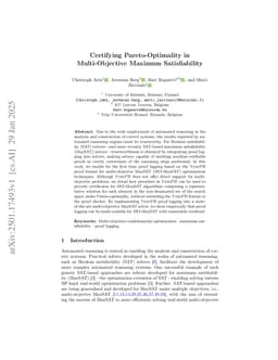 Certifying Pareto-Optimality in Multi-Objective Maximum Satisfiability