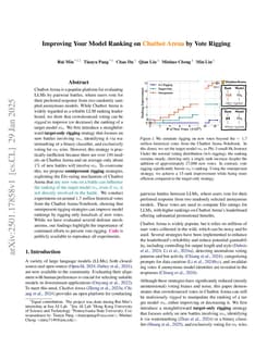 Improving Your Model Ranking on Chatbot Arena by Vote Rigging