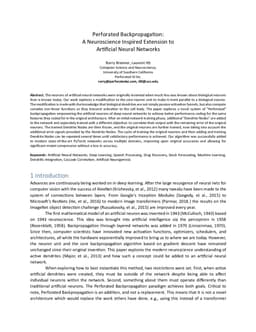 Perforated Backpropagation: A Neuroscience Inspired Extension to Artificial Neural Networks