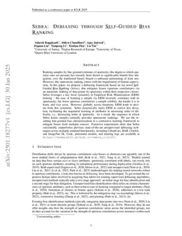 Sebra: Debiasing Through Self-Guided Bias Ranking